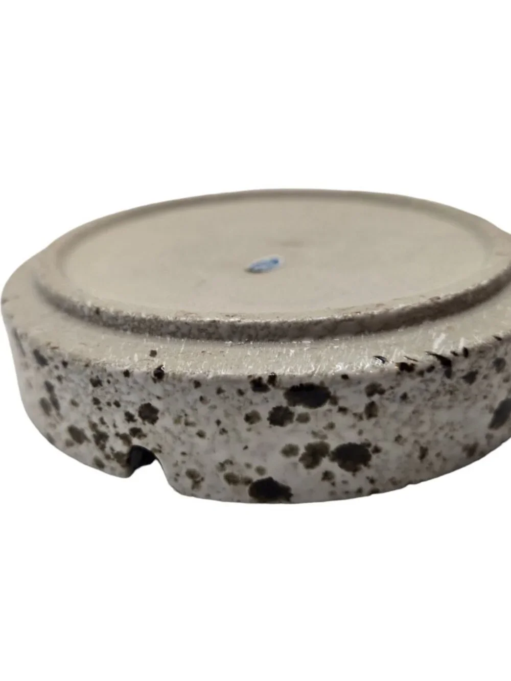 Vintage MCM Ceramic Ashtray Abstract Splatter Design Japan Mid Century Modern